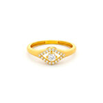 AURA EYE GOLD RING - 22K JEWELLERY