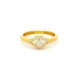 AURA EYE GOLD RING - 22K JEWELLERY