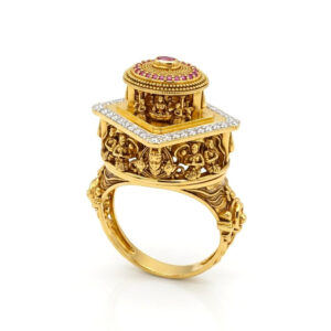 GULZAR ROYALE MEN'S GOLD RING - 22K JEWELLERY