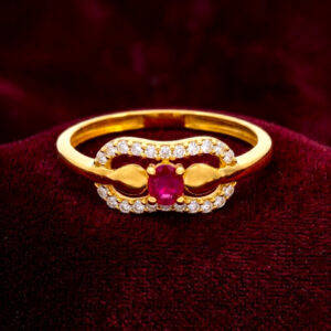 SHINE WRAP GOLD RING - 22K JEWELLERY