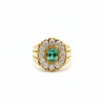 KING'S GREEN MEN'S GOLD RING - 22K JEWELLERY