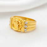 AURUM VALOR MEN'S GOLD RING - 22K JEWELLERY