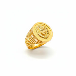 LIONCREST MEN'S GOLD RING - 22K JEWELLERY