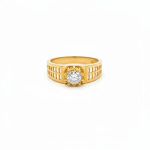 ETERNAL RADIANCE MEN'S GOLD RING - 22K JEWELLERY