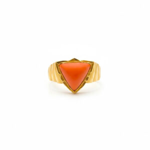 SUNSTONE CREST MEN'S GOLD RING - 22K JEWELLERY