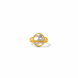 CELESTIAL ORBIT MEN'S GOLD RING - 22K JEWELLERY