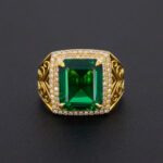 VERDANT KING MEN'S GOLD RING - 22K JEWELLERY