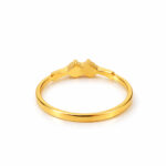 ETERNA DUO GLOW GOLD RING - 22K JEWELLERY