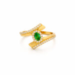 OVAL GLOW GOLD RING - 22K JEWELLERY