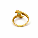OVAL GLOW GOLD RING - 22K JEWELLERY
