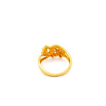 FLORAL WHIRL GOLD RING - 22K JEWELLERY