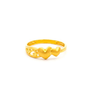 FOREVER DUO GOLD RING - 22K JEWELLERY