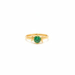 MINT GLOW PETITE GOLD RING - 22K JEWELLERY