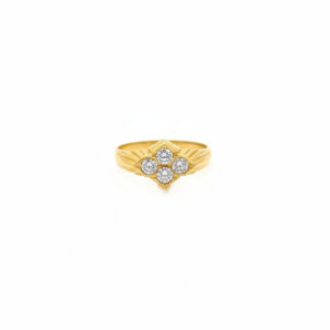 QUADRA SPARK GOLD RING - 22K JEWELLERY