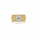 ROYAL GLEAM CZ GOLD RING - 22K JEWELLERY