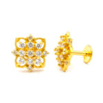 PANKHURI SHINE GOLD EARRINGS - 22K JEWELLERY