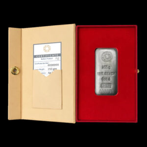 MMTCPAMP 250GM SILVER CASTED BAR