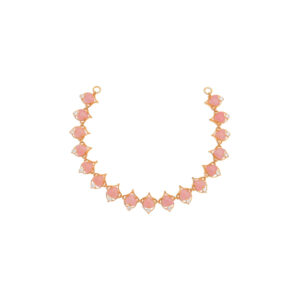 Blush Petal Gold Necklace - 22K Jewellery