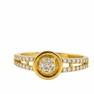 GOLDEN HALO TASSEL RING - 22K JEWELLERY