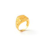 Bold Aura Men's Gold Ring - 22K Jewellery