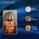 MMTC PAMP 50GM LORD HANUMAN 999.9 SILVER BAR | BUY ONLINE INDIA
