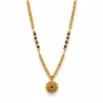 FLORAL GRACE GOLD MANGALSUTRA- 22K JEWELLERY