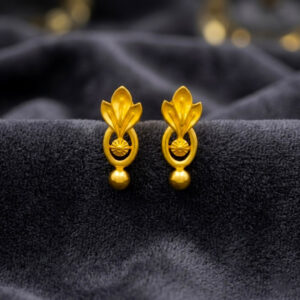FLORA GLEAM GOLD EARRINGS - 22K JEWELLERY