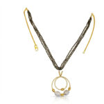 SHIMMER KNOT GOLD MANGALSUTRA- 22K JEWELLERY