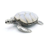 CRYSTAL TIDE SILVER TURTLE- 925 STERLING SILVER