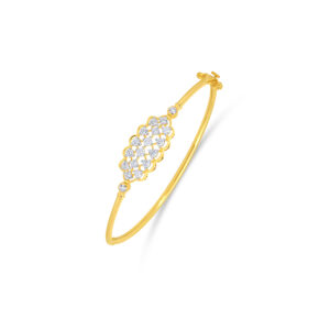 PETAL CLUSTER DIAMOND BRACELET - 18K JEWELLERY