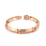 CROWN CREST ROSE GOLD BRACELET - 18K JEWELLERY
