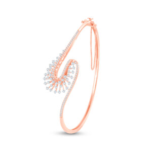 FEATHER FLARE DIAMOND BRACELET - 18K JEWELLERY