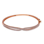 Crossover Diamond Bracelet - 18K Jewellery