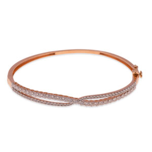 Crossover Diamond Bracelet - 18K Jewellery