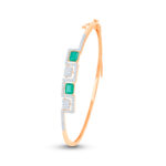 EMERALD DUO DIAMOND BRACELET - 18K JEWELLERY