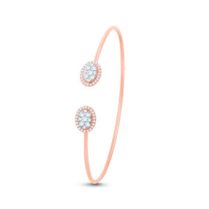 TWIN BLOOM DIAMOND BRACELET - 18K JEWELLERY