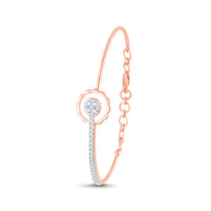 BLOOM CHARM DIAMOND BRACELET - 18K JEWELLERY