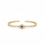 ROYAL VIOLET GOLD BRACELET - 22K Jewellery