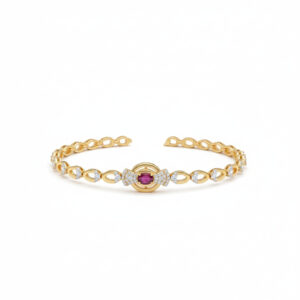 ROYAL VIOLET GOLD BRACELET - 22K Jewellery