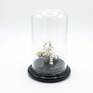 SHREE GANESH SILVER DASHBOARD IDOL - 925 STERLING