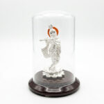 DIVINE FLUTE KRISHNA SILVER DASHBOARD IDOL - 925 STERLING