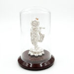 DIVINE FLUTE KRISHNA SILVER DASHBOARD IDOL - 925 STERLING