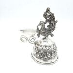 MAYUR JYOTI DEEP SILVER DIYA - 925 STERLING SILVER