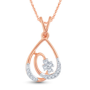 DEWDROP SPARK DIAMOND PENDANT - 18K JEWELLERY