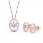 MORNING DEWDROP DIAMOND PENDANT SET - 18K JEWELLERY