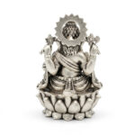HERITAGE GANPATI SILVER IDOL - 925 STERLING SILVER