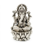 HERITAGE GANPATI SILVER IDOL - 925 STERLING SILVER