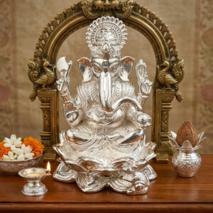 SHUBH GANPATI SILVER IDOL - 925 STERLING SILVER