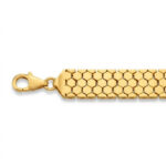ROYAL HONEYCOMB GOLD BRACELET - 22K Jewellery