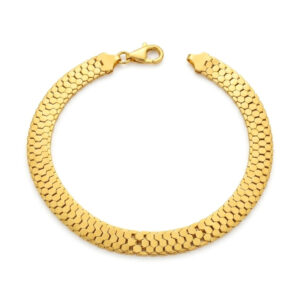 ROYAL HONEYCOMB GOLD BRACELET - 22K Jewellery